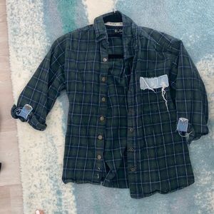 Cropped flannel